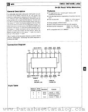 DM5489B datasheet pdf National Semiconductor