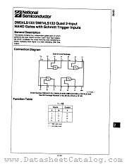 DM74LS132N datasheet pdf National Semiconductor