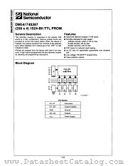 DM74S387AJ datasheet pdf National Semiconductor