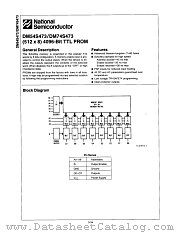 DM54S473J datasheet pdf National Semiconductor