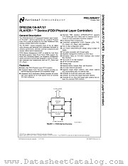 DP83257VF-MPC datasheet pdf National Semiconductor