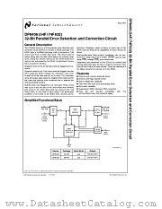 DP8406V datasheet pdf National Semiconductor