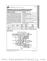 DP8431VX-33 datasheet pdf National Semiconductor