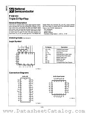 F100131 datasheet pdf National Semiconductor