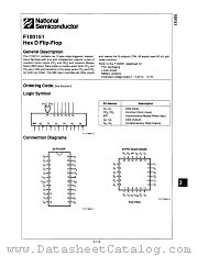 F100151 datasheet pdf National Semiconductor