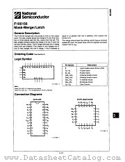 F100156 datasheet pdf National Semiconductor