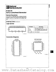 F100179 datasheet pdf National Semiconductor