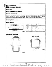 F100180 datasheet pdf National Semiconductor