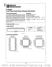 F100360 datasheet pdf National Semiconductor