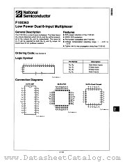 F100363 datasheet pdf National Semiconductor