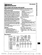 HPC36400ET20 datasheet pdf National Semiconductor