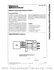 INS8255J datasheet pdf National Semiconductor
