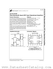 LF347MWC datasheet pdf National Semiconductor