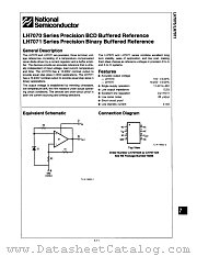 LH0070CN datasheet pdf National Semiconductor