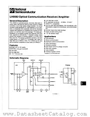 LH0082CD datasheet pdf National Semiconductor