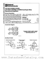 LH2108AD datasheet pdf National Semiconductor