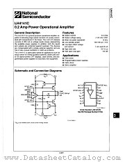 LH4141CN datasheet pdf National Semiconductor
