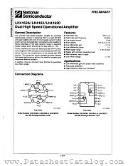 LH4162CH datasheet pdf National Semiconductor