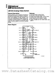 LM1044N datasheet pdf National Semiconductor