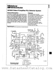 LM1823N datasheet pdf National Semiconductor