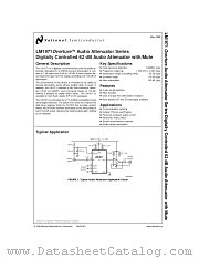 LM1971-NRE datasheet pdf National Semiconductor