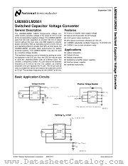 LM2660MDA datasheet pdf National Semiconductor