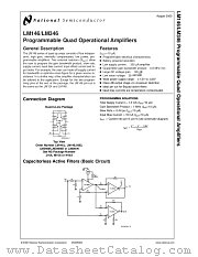 LM346J datasheet pdf National Semiconductor