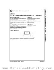 LM3940WG3.3-QML datasheet pdf National Semiconductor
