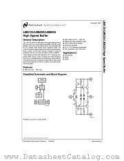 LM6125MD8 datasheet pdf National Semiconductor