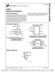 LM741CMX datasheet pdf National Semiconductor