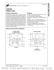 LMC555MWA datasheet pdf National Semiconductor