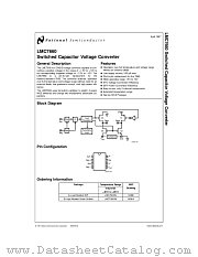LMC7660IMDC datasheet pdf National Semiconductor