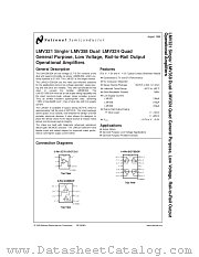LMV321MDC datasheet pdf National Semiconductor