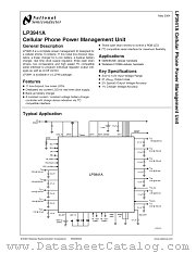 LP3941LQX-A datasheet pdf National Semiconductor