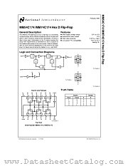 MM54C174J_883 datasheet pdf National Semiconductor