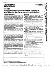 NS16C553V_A+ datasheet pdf National Semiconductor