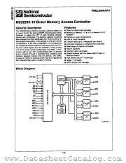 NS32203N-10 datasheet pdf National Semiconductor