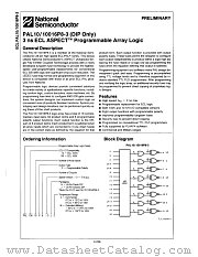 PAL1016P8-3JC datasheet pdf National Semiconductor