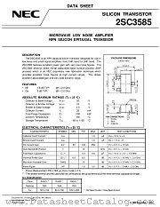 2SC3585-T2B datasheet pdf NEC