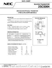 2SC5004-T2 datasheet pdf NEC
