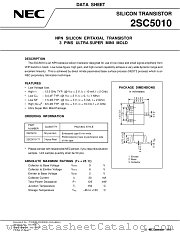 2SC5010-T1_-T2 datasheet pdf NEC