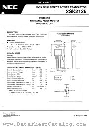 2SK2135(JM) datasheet pdf NEC