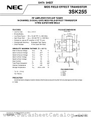 3SK255-T2 datasheet pdf NEC