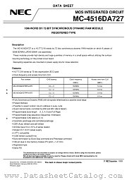 MC-4516DA727LF-A75 datasheet pdf NEC