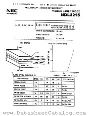 NDL3215 datasheet pdf NEC
