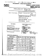NDL3310 datasheet pdf NEC