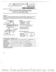 NDL5009D1 datasheet pdf NEC