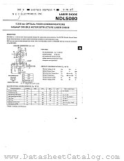 NDL5080 datasheet pdf NEC