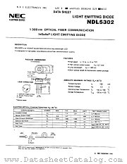 NDL5302 datasheet pdf NEC