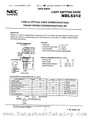 NDL5312 datasheet pdf NEC